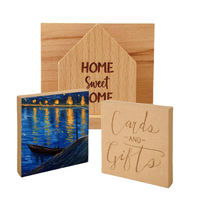 Lot de 20 blocs carrés en MDF E1 non finis, 4x4x1 pouces, en pin, pour artisanat, peinture DIY, écologiques et de première qualité