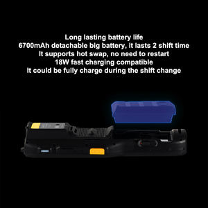 Terminal Portátil PDA <span class=keywords><strong>Android</strong></span> 12 Resistente <span class=keywords><strong>de</strong></span> 4 Pulgadas, 6700mAh, Octa-core 2.0GHz, 4+64GB, IP68, PDA Industrial con Teclado <span class=keywords><strong>para</strong></span> Almacén - Product Image 5