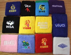 HUALIAN מותאם אישית כותנה ספורט כדורסל מגן זיעת צמיד יד סרט - Product Image 3