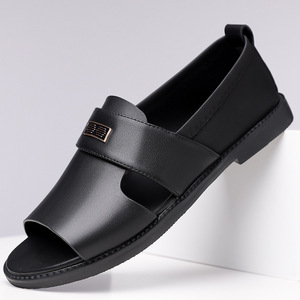 Sandales respirantes à bout ouvert pour hommes, antidérapantes, décontractées, pour l'extérieur, la plage, la marche estivale - Product Image 2