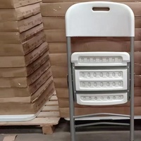 Ensemble table et chaises pliantes d'extérieur 60 pouces pour 10 personnes, idéal pour mariages, banquets et événements - Empilable, en plastique, pour cour/hôtel