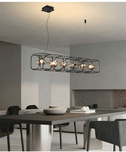 Russie moderne pour plafond suspendu <span class=keywords><strong>Tetris</strong></span> Lustre de luxe Luminaires suspendus de taille moyenne Hauteur réglable pour le salon - Product Image 4
