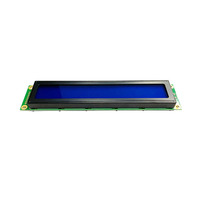 Modul LCD BIRU STN Transmisif 20 Karakter 2 Baris Antarmuka 8-bit Modul Tampilan Lampu Latar Putih Samping