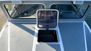 Grand bateau de pêche à toit rigide soudé en aluminium d'usine avec cabine nouvelle condition péniche de débarquement pour une utilisation de divertissement - Product Image 6