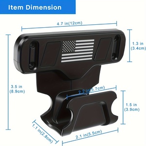 ที่ยึดปืนแม่เหล็กในรถยนต์, แม่เหล็กยึดปืนแบบหนัก, ที่เก็บปืนแบบซ่อนสำหรับใช้ในบ้าน สำนักงาน ตู้ โต๊ะ รถยนต์ - Product Image 2