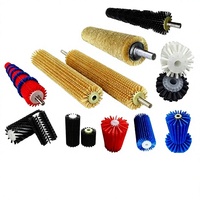 Brosse de nettoyage en spirale souple en crin de cheval avec noyau métallique pour les lignes de production alimentaire et d'emballage