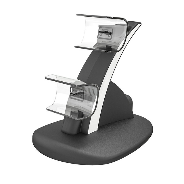 Direct Supply  Game Wireless Controller Dual-Seat Charger with Placement Bracket Basic Charging Base