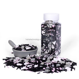 Nuevo producto Explosión Halloween Sprinkles Ghost Tombstone Candy Sprinkles Black Pink <span class=keywords><strong>Series</strong></span> Cake Decorating Sprinkles para Cake - Product Image 2