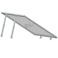 Support de pied réglable en aluminium ARTSIGN pour panneaux solaires avant et arrière, support de fixation robuste pour système de montage solaire au sol