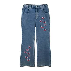 Jeans per ragazze bambini bambini blu Jeans abiti per bambini pantaloni per bambini