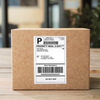 Étiquettes autocollantes A6 pour bordereaux de livraison, papier thermique 4x6, pliage en accordéon, étanches, codes-barres personnalisables, promotion, épicerie, supermarché, entreprise