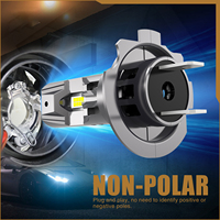 Ampoule de phare LED H7 pour voiture RAYCH, format mini, Plug and Play, 1:1, H18, 8000 lumens, 80W, phare LED H7