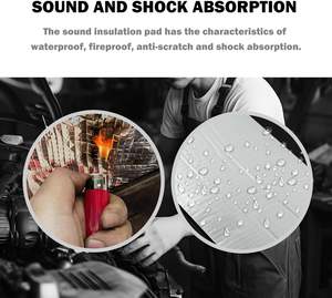 Mat de réduction du bruit automobile en mousse d'aluminium de 0,2 pouce, écologique, adhésif, garantie 3 ans pour les portes, le capot, le coffre, <span class=keywords><strong>insonorisation</strong></span> - Product Image 5