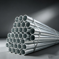Tuyau en acier galvanisé ASTM A53 ERW noir certifié BS pour applications de forage pétrolier structurel