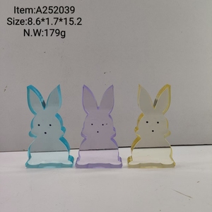 สินค้ามาใหม่ กล่องอะคริลิค 3 มิติ ลายกระต่ายอีสเตอร์ LED สำหรับตกแต่งบ้าน สวยงาม - Product Image 4
