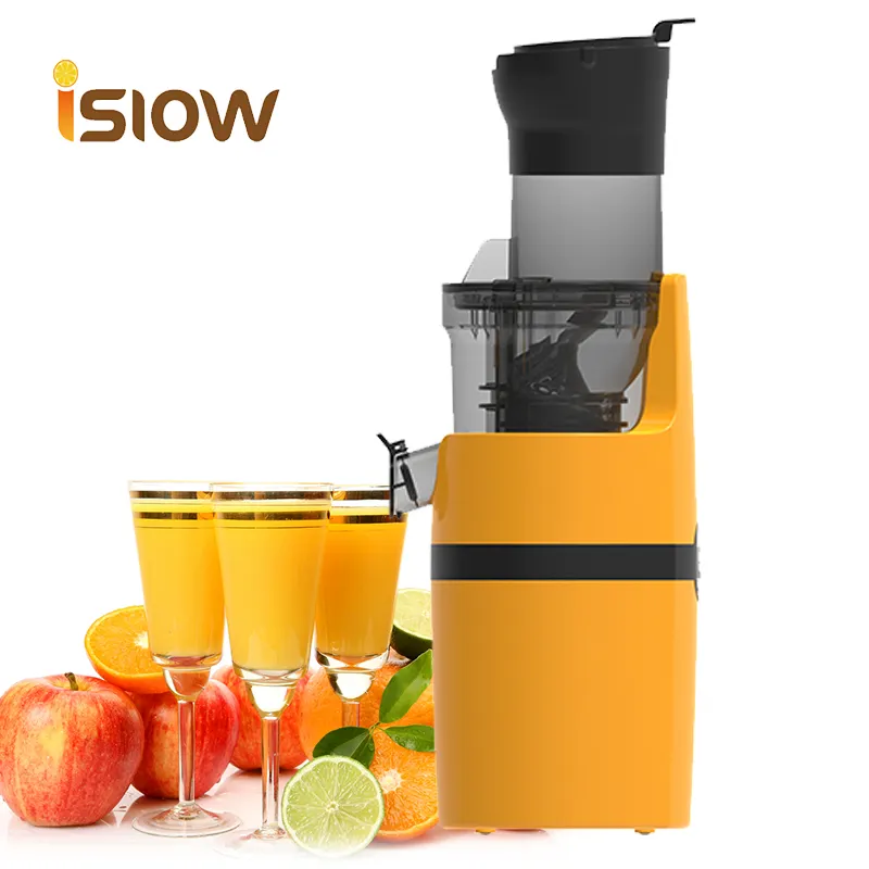 Extractor de zumo de mango mini, máquina extractora de Embudo de plástico naranja, Etiqueta Privada