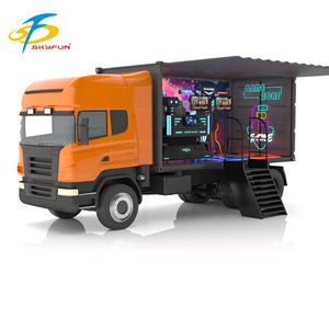 Salle de jeux mobile 9D VR de simulateur de jeu de réalité virtuelle de cinéma de camion de Skyfun 9D VR - Product Image 3