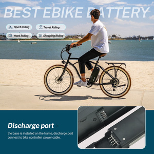 Batterie lithium-ion haute puissance pour vélo électrique EU 36V 48V 52V Hailong 13AH 15AH 21AH 24AH, pack de batterie rechargeable pour tube diagonal - Product Image 6