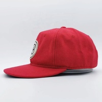 Muestra gratis de lana Unisex correa de ala plana Snapback gorra de béisbol de alta calidad sin estructura papá Golf Polo sombrero gorra de béisbol con Pa
