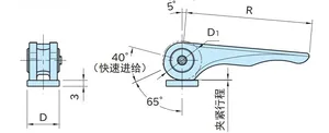 GXH Can Be Simply Clamped And Loosened Click After Clamping Is Complete Cam Handle