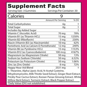 OEM hạnh phúc giờ Viện trợ gummies bổ sung trước khi trò chơi bên hydrat hóa chất điện giải rượu dhm cây kế sữa sau khi uống Gummy - Product Image 3