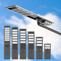 Farola Solar LED Inteligente Integrada Anern IP65, Impermeable, para Exteriores