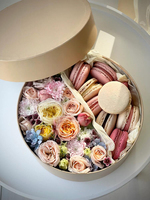 Boîtes personnalisées avec logo, boîte ronde en carton rigide pour macarons, chocolats, bonbons, biscuits, noix, emballage de macarons