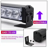 2Pcs 6LED Auto Warn blitzlicht Fernbedienung Auto Notfall blinkende Singal Lampe Lampe 12V-24V für PKW SUV