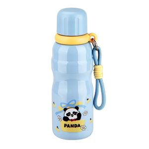 Borraccia Termica da Viaggio in Acciaio Inossidabile 316 da 600ml con Tracolla, Senza BPA, Design Cartone Animato - Product Image 3