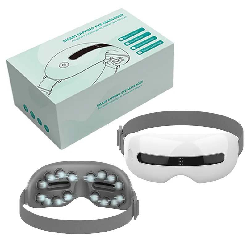 新しい改善睡眠熱圧縮空気圧アイセラピーマッサージワイヤレスミュージック充電式電気スマートアイマッサージ