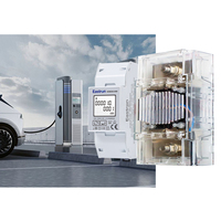 Compteur d'énergie bidirectionnel sur rail DIN Eastron DCM230-2 Série 1000V DC avec RS485 Modbus RTU pour recharge rapide de véhicules électriques