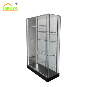 Factory Custom Temper Glass <strong>Display</strong> <strong>Case</strong> Glass Showcase Glass <strong>Display</strong> Cabinet With 2 LED Lights - Product Image 3
