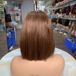 Perruque Bob 2x6 de 8 pouces, version améliorée, 100% cheveux humains, poids élevé, coupe courte et droite pour femmes - Product Image 2