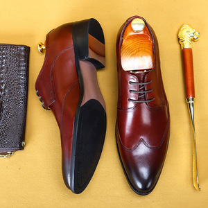 2026 New Original Men's Business Casual Leather <b>Shoes</b> - Pointed Toe, Low Heel, British Style Men's Formal Single <b>Shoes</b> - Product Image 4