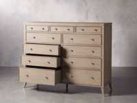 Meubles de rangement de chambre à coucher de luxe de style américain de haute qualité Commode à onze tiroirs