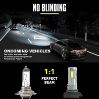 L3 LED 9005 HB3 40W Super White 3500LM 6500K Phares de voiture Ampoules Auto