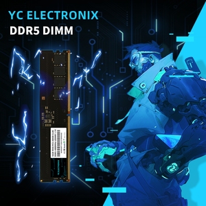 YC ELECTRONIX OEM 8GB kapasitas memori baru 4800/ 5200/5600/6400/6800 MHz 32gb SODIMM <span class=keywords><strong>Laptop</strong></span> Desktop 16GB DDR5 Memoria <span class=keywords><strong>Ram</strong></span> - Product Image 1