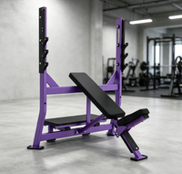 Banc de musculation inclinable professionnel en acier, réglable, capacité 150 kg, sécurisé, unisexe, pour la musculation