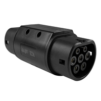 Adaptateur GBT 16A 32A AC 22kW monophasé ou triphasé vers prise de charge EV Type 2