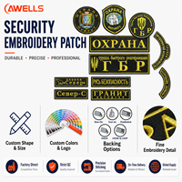 Patch Tactique Russe Personnalisé, Emblème Brodé, Patch à Crochets et Boucles pour Vêtements et Chapeaux