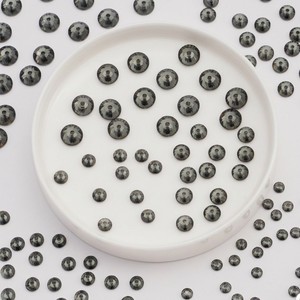 Dramáticas cuentas de diamante negro de 6 mm con resina epoxi, parte trasera plana, orificio central, <span class=keywords><strong>para</strong></span> coser, estilo gótico de calavera, marca YAXI, modelo 215-6 - Product Image 5