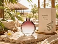 Bouteille diffuseur de parfum en verre rond vide de 150 ml, avec bouchon en liège, pour aromathérapie domestique et décoration parfumée d'intérieur