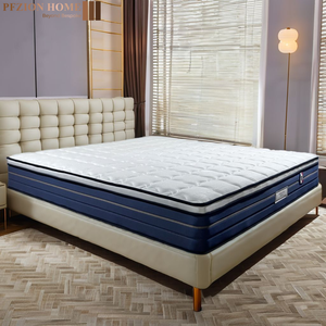 Cómodo colchón <span class=keywords><strong>de</strong></span> muelles <span class=keywords><strong>de</strong></span> núcleo grande <span class=keywords><strong>de</strong></span> látex Natural doble <span class=keywords><strong>de</strong></span> alta calidad personalizado <span class=keywords><strong>de</strong></span> fábrica - Product Image 1