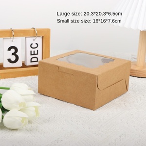 Vente en gros de boîtes d'emballage jetables pour cupcakes en papier kraft Snow <span class=keywords><strong>Mei</strong></span> Niang tarte croustillante au jaune d'oeuf de pomme de terre pour matériaux recyclés - Product Image 2