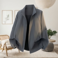 Vestes pour hommes en gros, nouvelles vestes à col montant tendance pour l'automne et l'hiver, vêtements décontractés coupe-vent style urbain