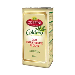 Traditional Coppini Estate EVO Oil - 5L Tin Celebrating Italian Gastronomic Heritage - The Epitome Of A Culinary Delight