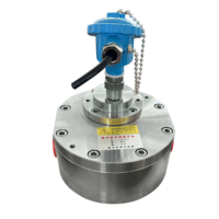 Débitmètre à engrenages en acier inoxydable pour huile, diesel, eau, liquides, haute température, raccord femelle, testeur hydraulique OEM