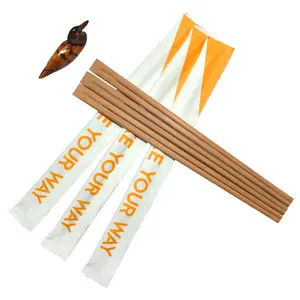 Disposable Portative Carbonized Bamboo Tensoge Chopstick with Personalized Pattern