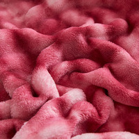 Couverture en flanelle tie-dye à texture bulle, en polaire popcorn 100% polyester, douce et confortable, pour toutes les saisons, pour canapé, chambre, décoration intérieure