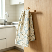 Essuie-tout en microfibre gaufrée personnalisé, super absorbant et à séchage rapide, pour le nettoyage de la cuisine domestique (vente en gros)